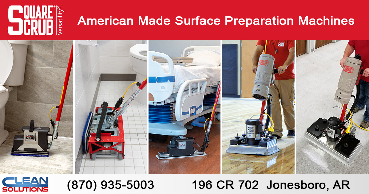 Square Scrub Floor Equipment